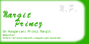 margit princz business card